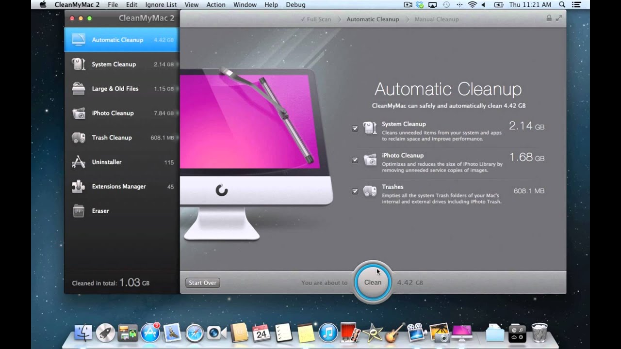 clean up your mac for free